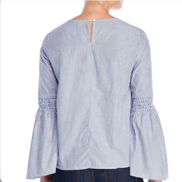 Striped Cotton Blouse - Picture 2 of 11